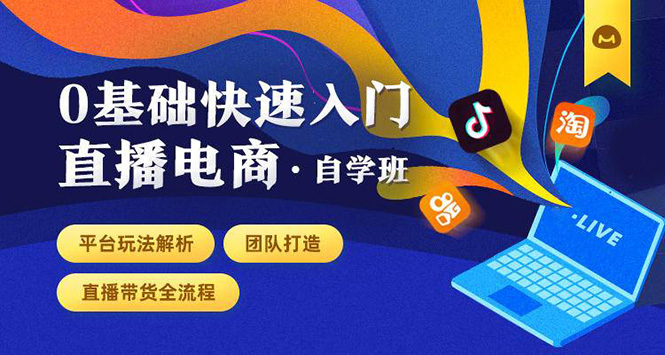 0基础快速入门直播电商课程：直播平台玩法解析-团队打造-带货全流程等环节-21资源库