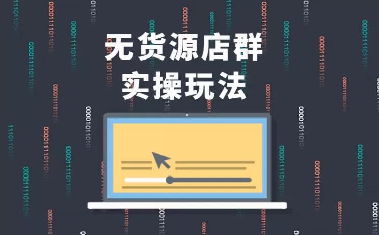无货源店群实操玩法，蓝海选品的独特思路，店群软件操作方法（45节视频课）-21资源库