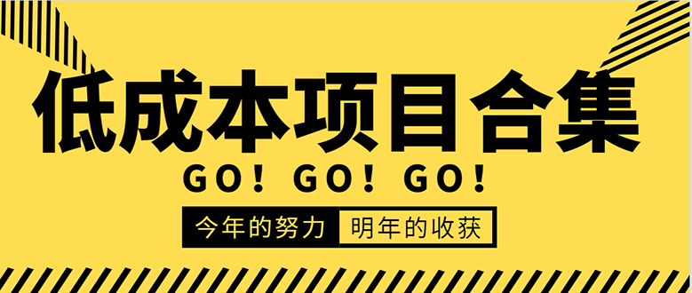 低成本零成本项目合集：赚钱快的慢的、暴利的，线上线下的，价值万元资料-21资源库