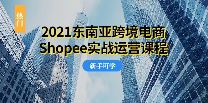 2021东南亚跨境电商Shopee实战运营课程，0基础、0经验、0投资的副业项目-21资源库