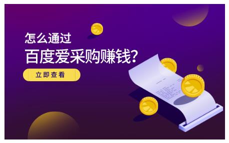 大王·怎么通过百度爱采购赚钱，已经通过百度爱采购完成200多万的销量-21资源库