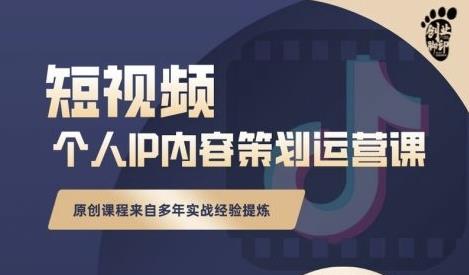 抖音短视频个人ip内容策划实操课，真正做到普通人也能实行落地-21资源库