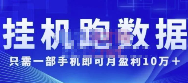 猎人电商:挂机数跑‬据，只需一部手即机‬可月盈利10万＋（内玩部‬法）价值4988元-21资源库