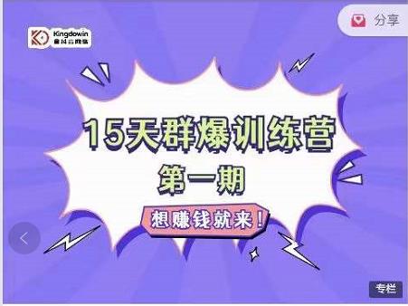 金抖云Peter《15天群爆训练营》，破解抖音玄学，群爆心法，起号方式-21资源库