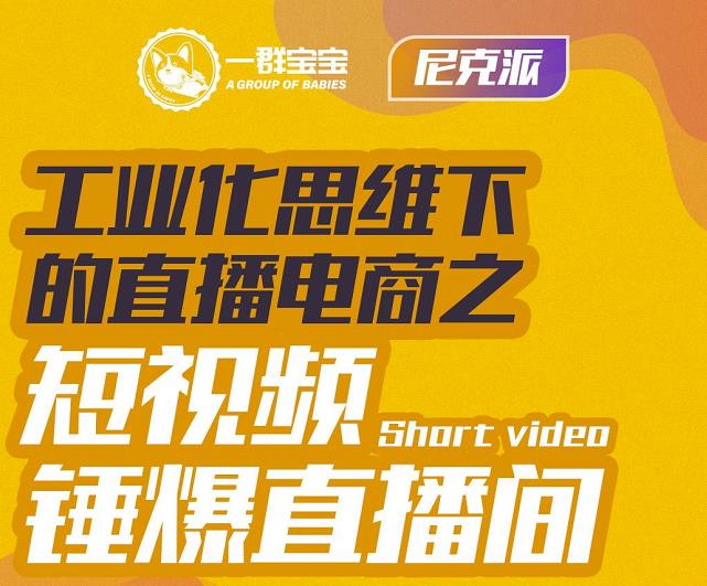 尼克派·工业化思维下的直播电商之短视频锤爆直播间，听话照做执行爆单-21资源库