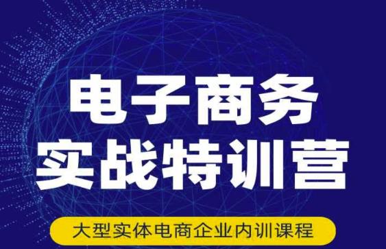 民赛电气内部出品：电子商务实战特训营，全方位带你入门电商，308种方式玩转电商-21资源库