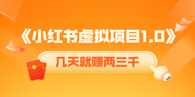 《小红书虚拟项目1.0》账号注册+养号+视频制作+引流+变现，几天就赚两三千-21资源库