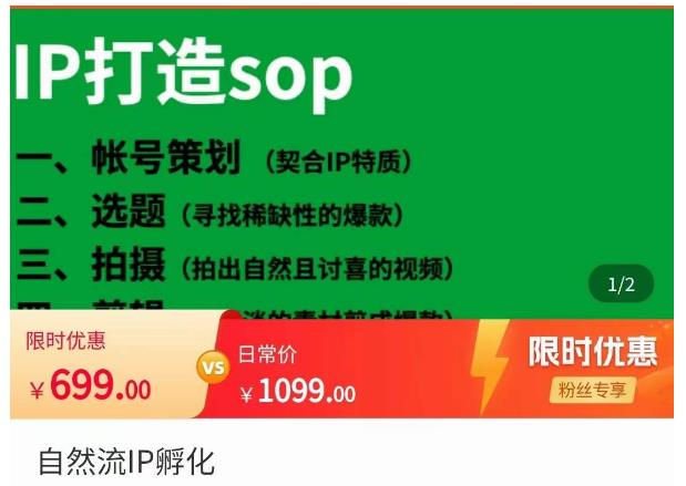 瑶瑶·自然流IP孵化，系统掌握IP孵化全流程，也能学到选题，剪辑，账号运营经验-21资源库