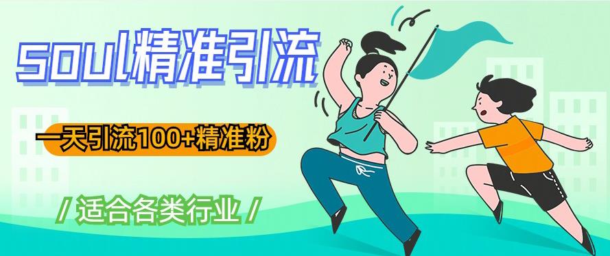soul精准引流系列课程，一天引流100+精准粉，适合各类行业-21资源库