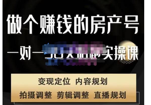 刘广标·同城房产号线上陪跑课，拍摄、剪辑、写文案、直播，做一个具有潜力价值的房产号-21资源库