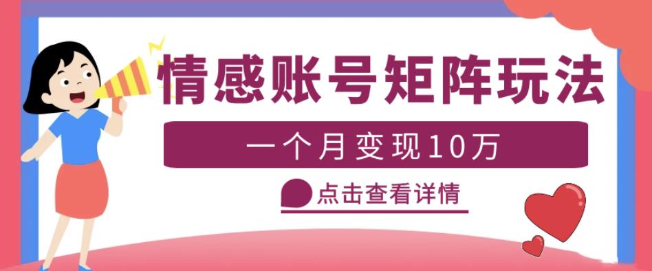云天情感账号矩阵项目，简单操作，月入10万+可放大（教程+素材）-21资源库
