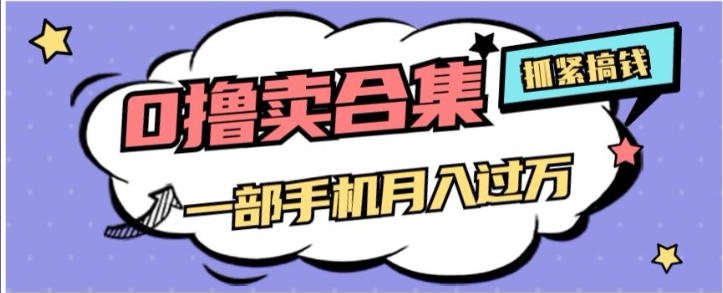 0撸项目月入过万，售卖全套ai工具合集，一单29.9元，一部手机即可【揭秘】-21资源库