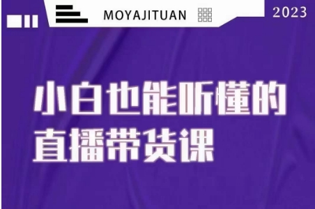 大威本威·能听懂的直播带货课，小白也能听懂，20节完整-21资源库