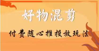 【万三】好物混剪付费随心推投放玩法，随心投放小课抖音教程-21资源库