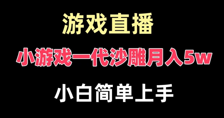 玩小游戏一代沙雕月入5w，爆裂变现，快速拿结果，高级保姆式教学【揭秘】-21资源库