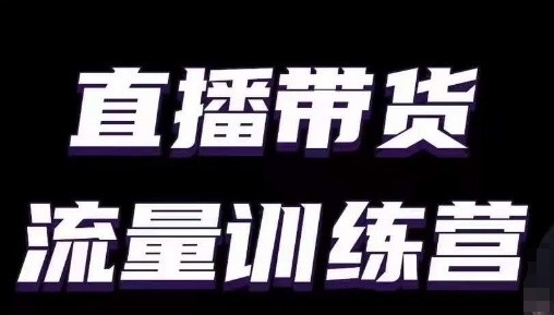 直播带货流量训练营，小白主播必学直播课-21资源库