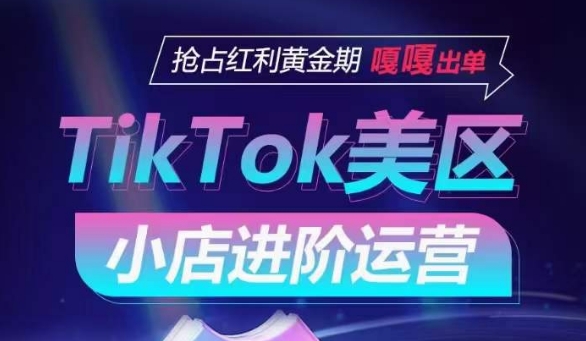 TikTok Shop美区小店进阶运营，抢占红利黄金期 嘎嘎出单-21资源库