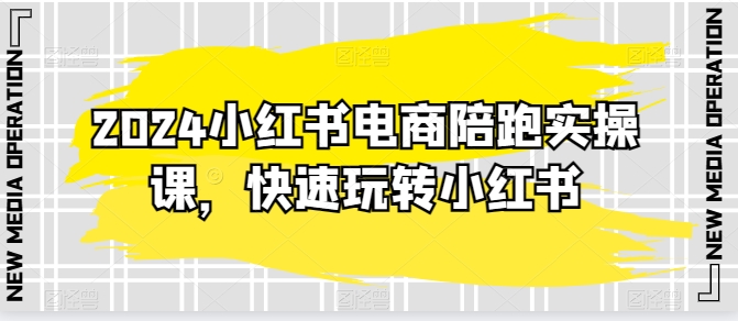 2024小红书电商陪跑实操课，快速玩转小红书，超过20节精细化课程-21资源库