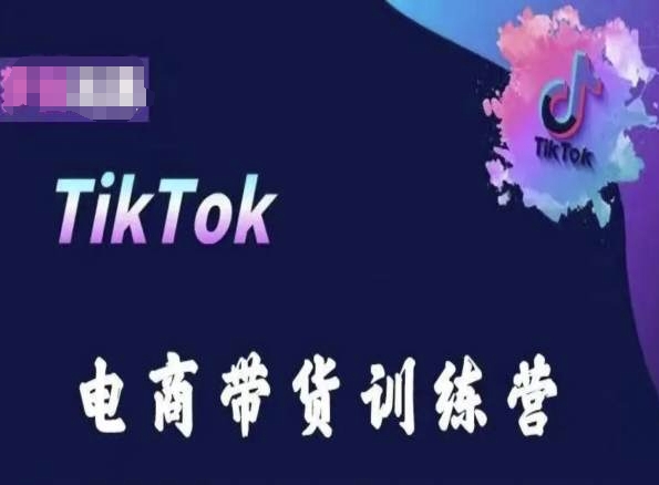 TikTok电商带货训练营，跟随时代潮流，跨境掘金-21资源库