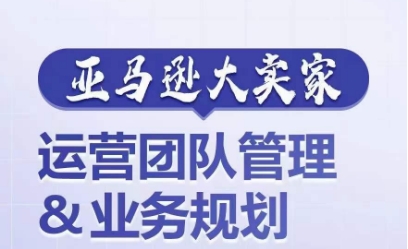 亚马逊大卖家-运营团队管理&业务规划，为你揭秘如何打造超强实力的运营团队-21资源库