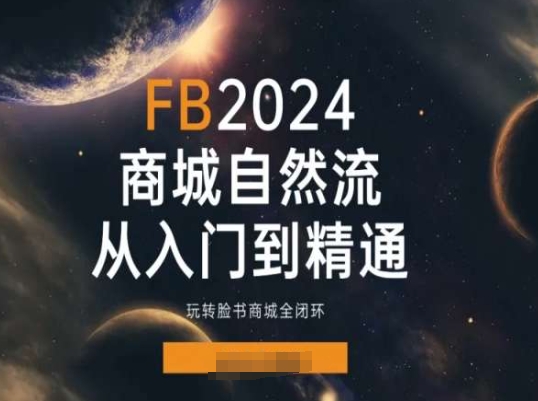 2024Faceboo商城自然流(从入门到精通)，玩转脸书商城全闭环-21资源库
