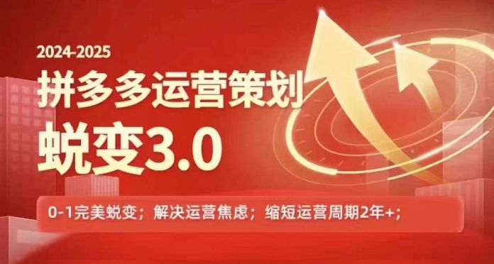 2024-2025拼多多运营策略蜕变3.0，0~1完美蜕变，解决信息焦虑-21资源库