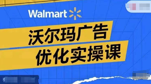 沃尔玛广告优化实操课，广告报告实操讲解，广告如何提高转化和ROAS等-21资源库