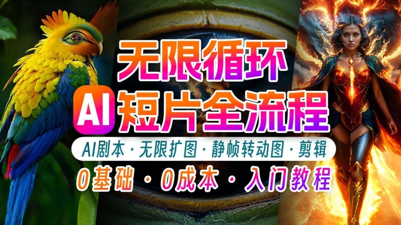 AI剪辑无限循环画面：新手轻松月入上万的秘技【揭秘】-21资源库