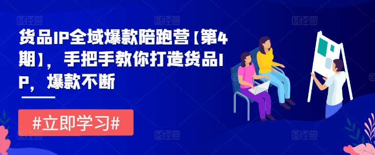 货品IP全域爆款陪跑营【第4期】，手把手教你打造货品IP，爆款不断-21资源库