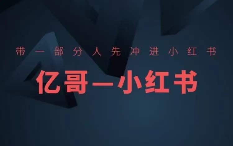 ​​带一部分人先冲进小红书，小红书开店、选品、爆款裂变-21资源库