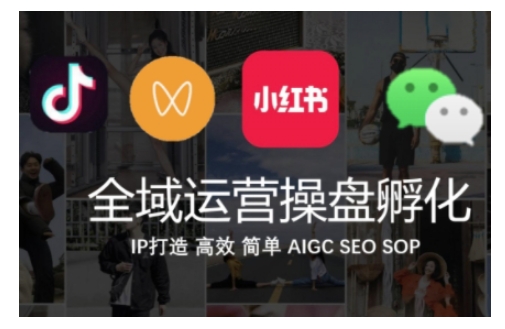 全域运营操盘(抖音+私域+小红书)，IP打造高效简单-21资源库