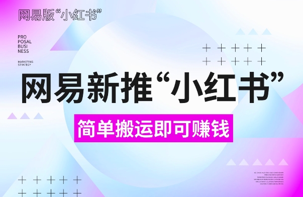 网易官方新推“小红书”，搬运即有收益，新手小白千万别错过(附详细教程)【揭秘】-21资源库