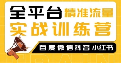 全平台精准流量实战训练营，百度微信抖音小红书SEO引流教程-21资源库