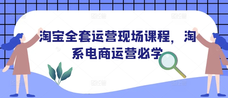 淘宝全套运营现场课程，淘系电商运营必学-21资源库