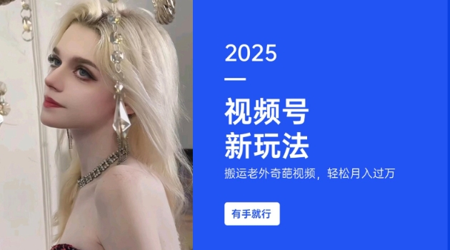 搬运老外奇葩视频，撸视频号分成计划收益，每天只需一小时，新手小白轻松月入过W-21资源库