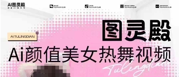 全网首发，原价988图灵殿AI颜值美女热舞视频，云端生图，轻松过原创-21资源库