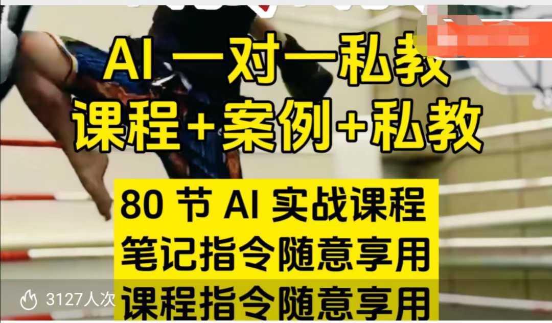 AI指令实战课，课程+案例，80节AI实战课程，笔记指令随意享用，课程指令随意享用-21资源库