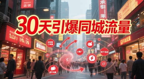 30天引爆同城流量：团购篇 认知篇 流量篇 来客篇 达人篇 老板人设IP篇 投流篇-21资源库