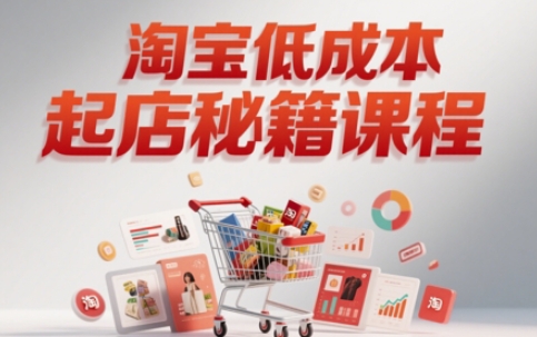 淘宝低成本起店系统课，助你快速起店，实现弯道超车-21资源库
