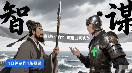 扣子工作流一键生成沉浸式历史故事，一天工作量，3分钟搞定-21资源库