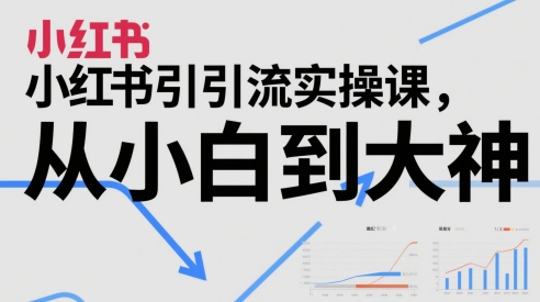 小红书引流实操课，从小白到大神-21资源库