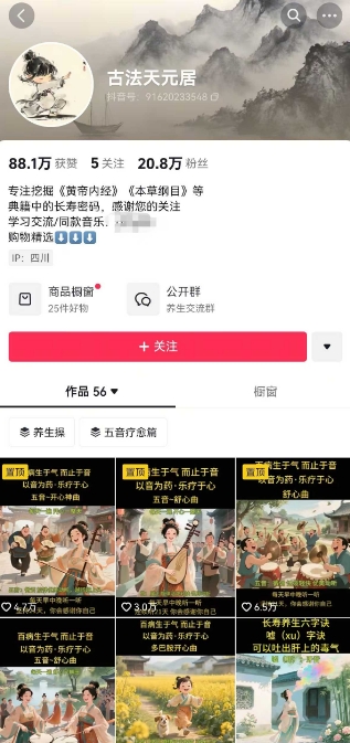 古法五音养生教程，五音疗愈的视频的制作方法，2-4小时就能学会，作者10天涨粉10W-21资源库