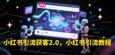 小红书引流获客2.0，小红书引流教程-21资源库