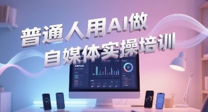 普通一个人用AI做自媒体，助你轻松开启AI自媒体创作之路-21资源库