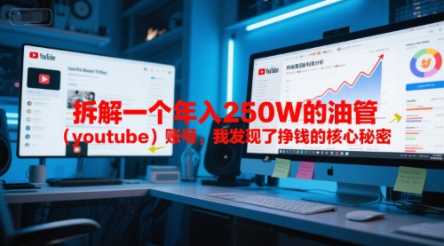 付费文章：拆解一个年入250W的油管（youtube）账号，我发现了挣钱的核心秘密-21资源库