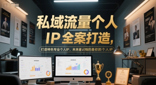 私域流量个人IP全案打造，打造特色专业个人IP，未来最值钱的是你的个人IP-21资源库