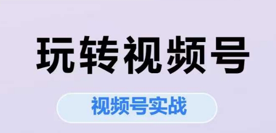 玩转视频号，视频号实战系列课-21资源库