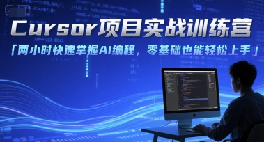 Cursor项目实战训练营，两小时快速掌握AI编程，零基础也能轻松上手-21资源库