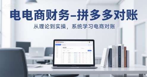 电商财务-拼多多对账，从理论到实操，系统学习电商对账-21资源库
