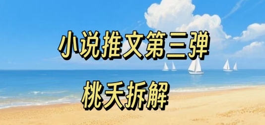 小说推文项目操作全流程第三弹，0粉就能做，门槛低非常适合新手-21资源库